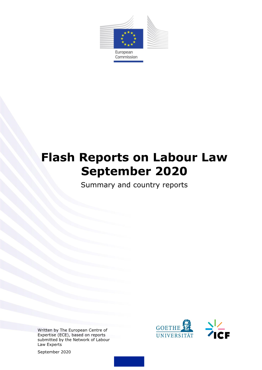 Flash Reports on Labour Law September 2020 Summary and Country Reports