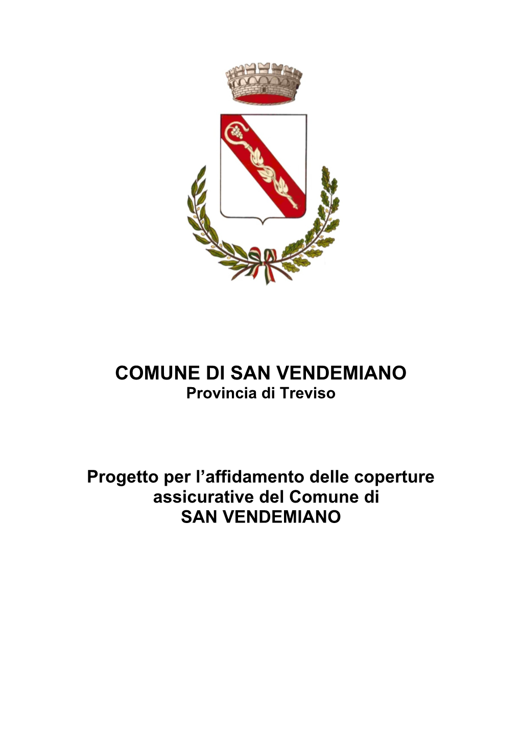 COMUNE DI SAN VENDEMIANO Provincia Di Treviso