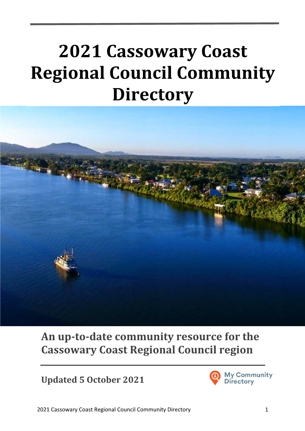 2021 Cassowary Coast Regional Council Community Directory