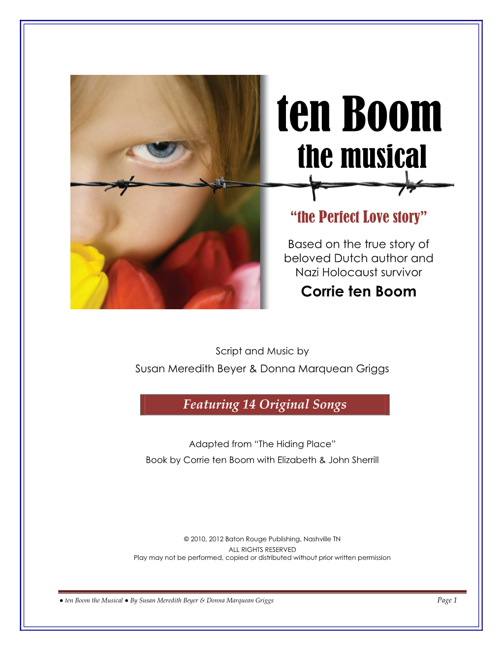 Ten Boom the Musical