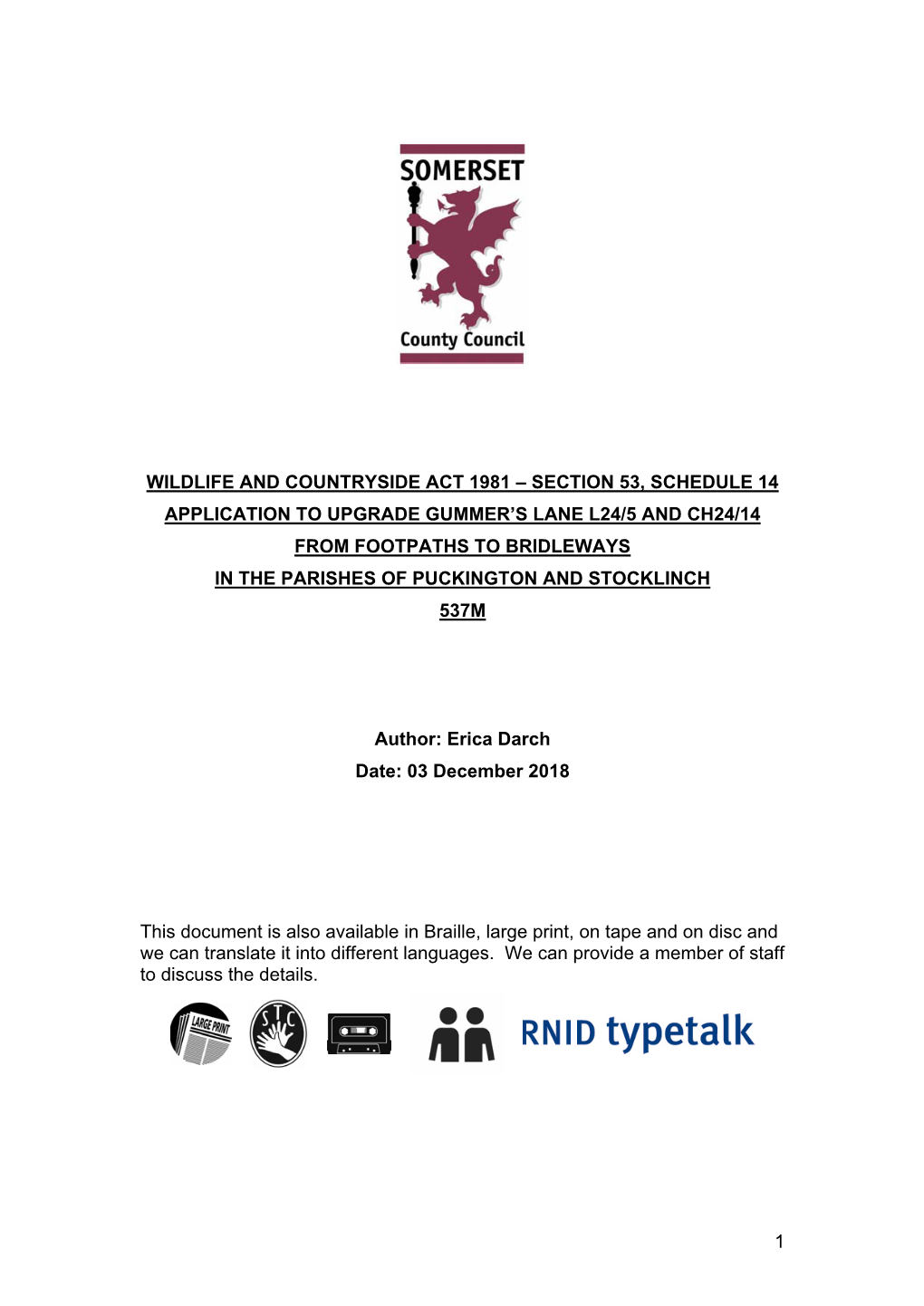 1 Wildlife and Countryside Act 1981 – Section 53