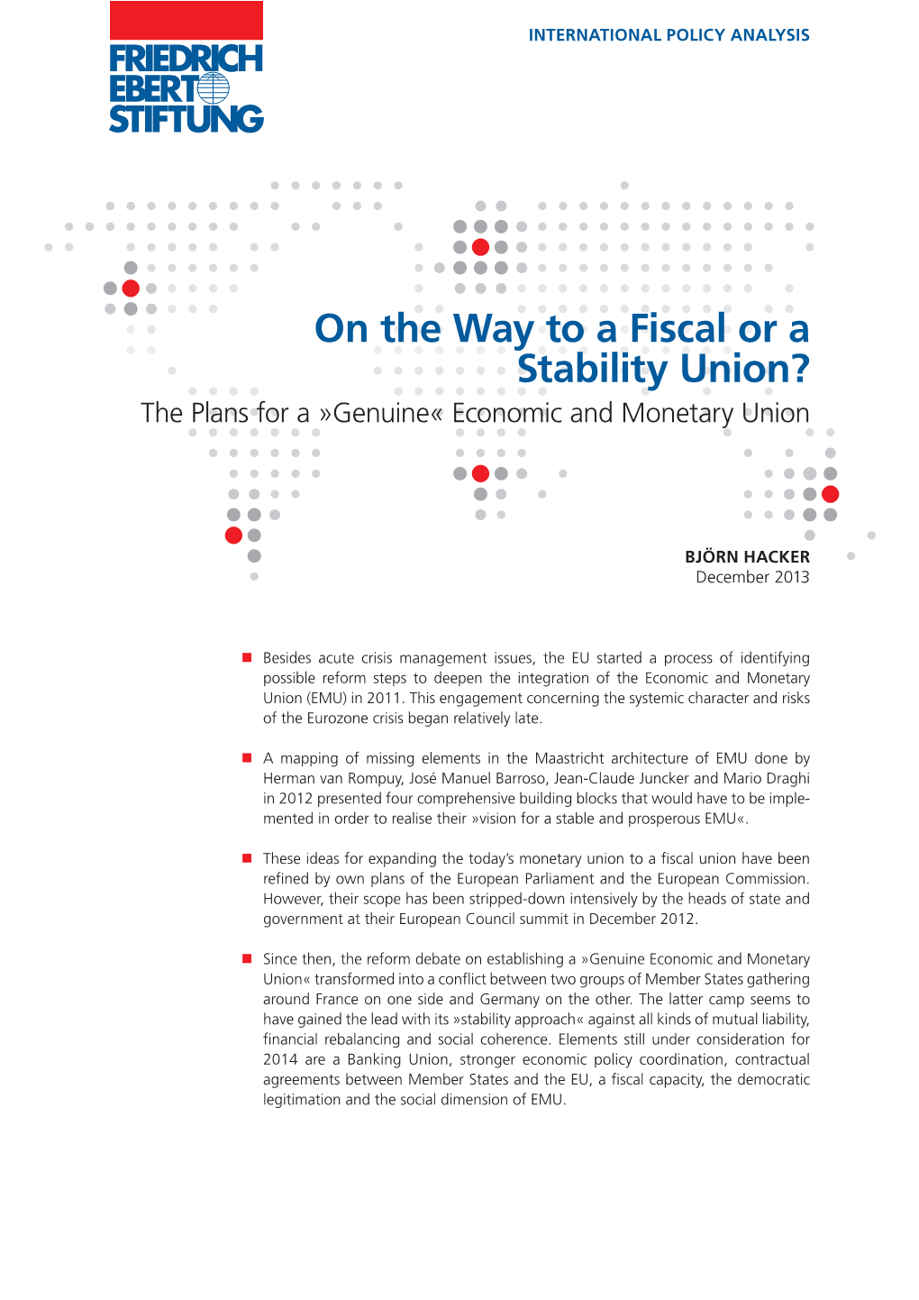 Economic and Monetary Union