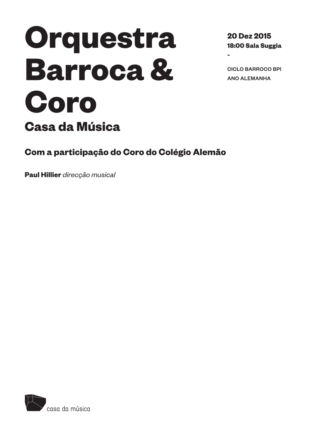 Orquestra Barroca & Coro