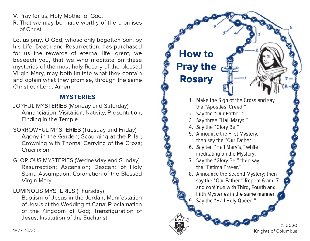 How to Pray the Rosary