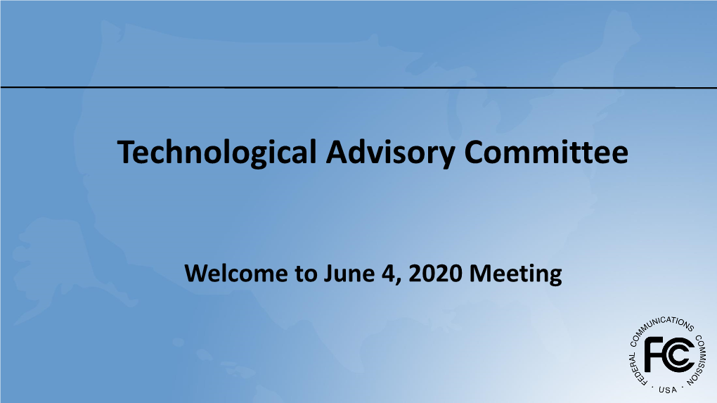 Technological Advisory Committee