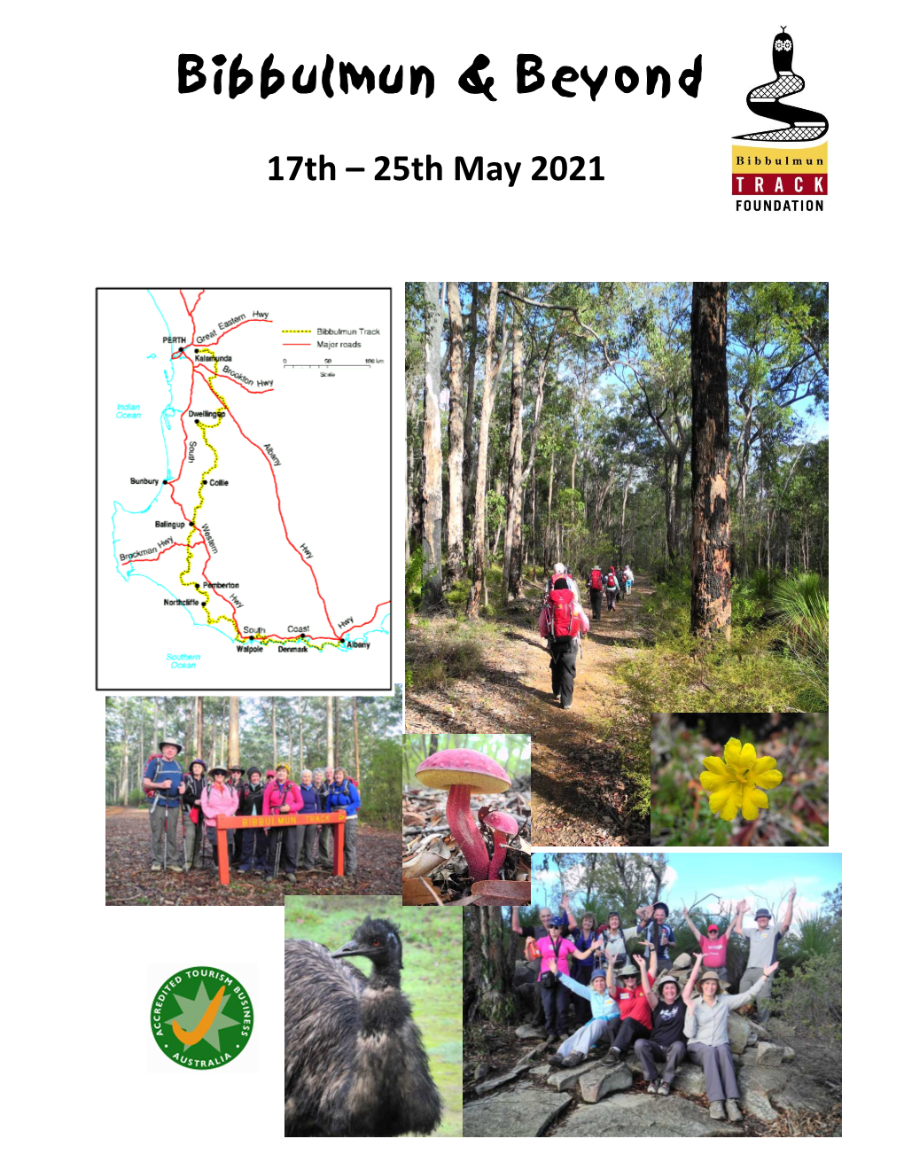 Bibbulmun & Beyond Dossier 17Th – 25Th May 2021