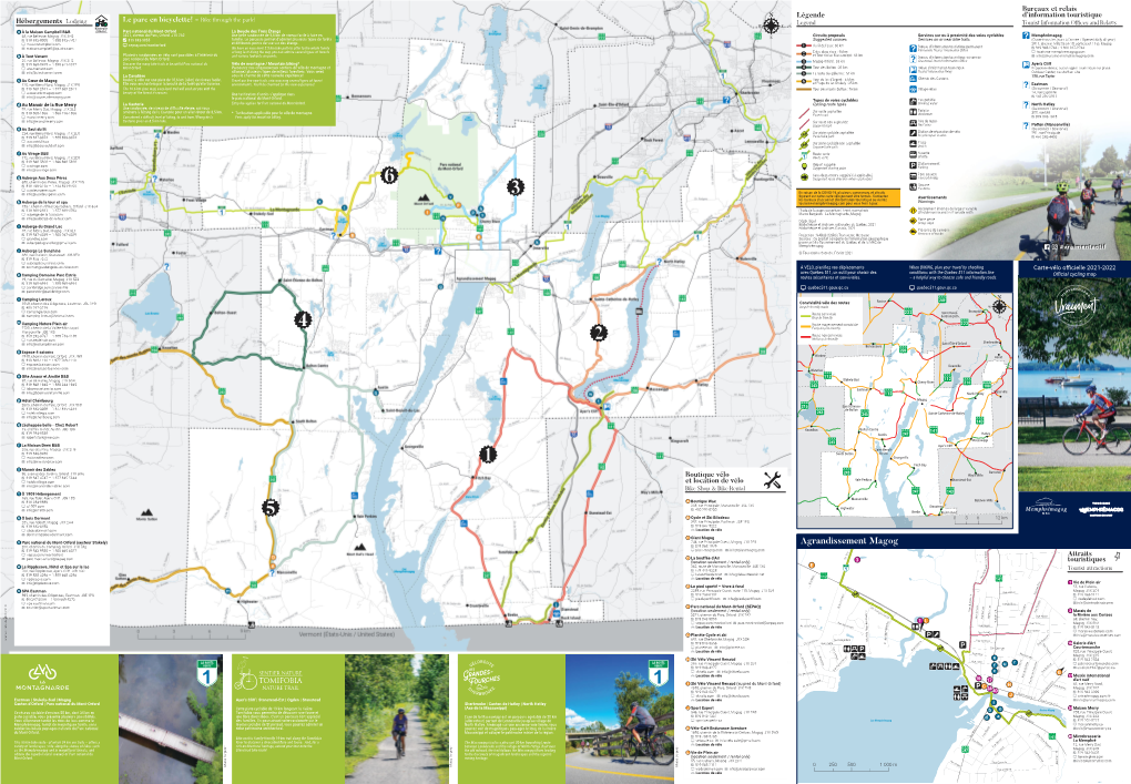 Carte Vélo Memphrémagog