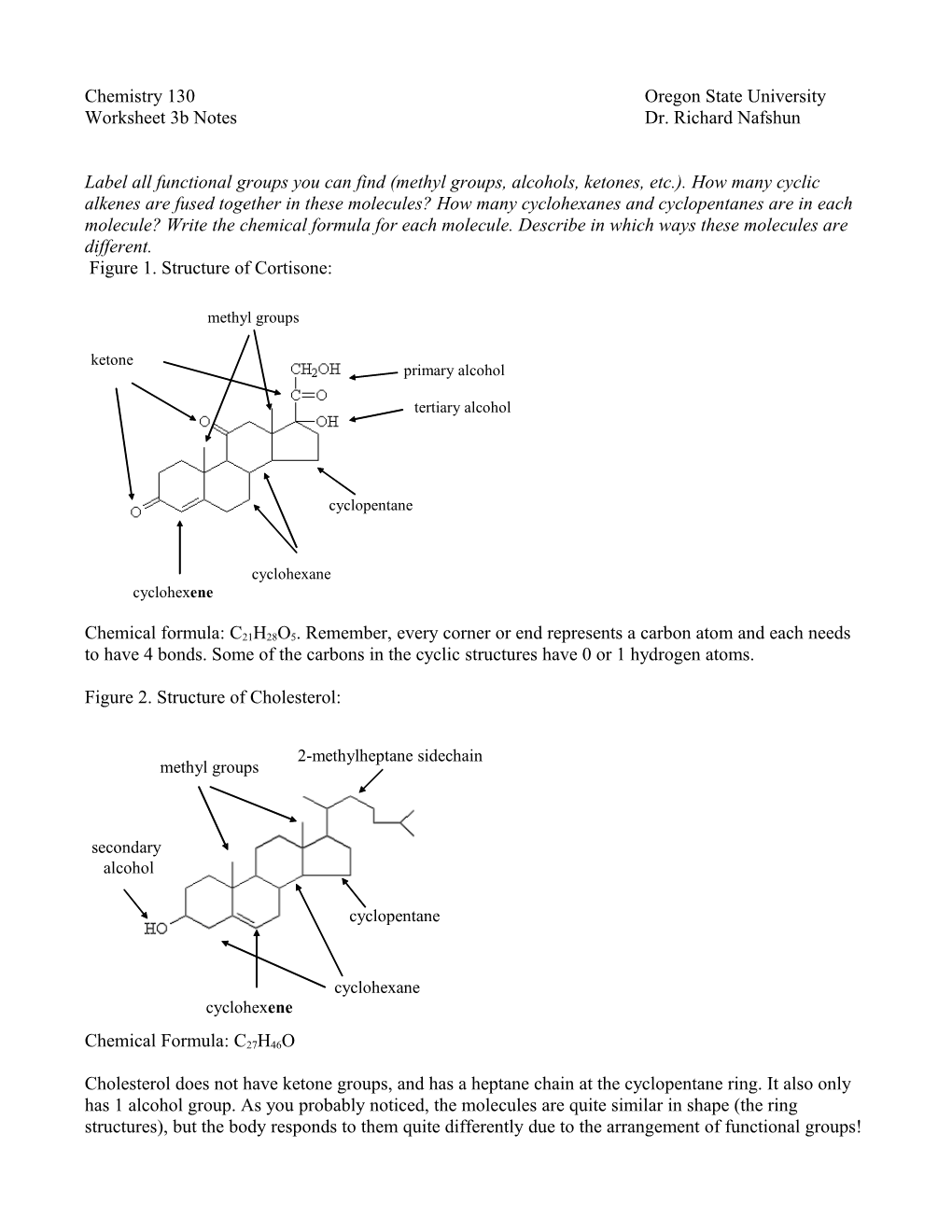 Below Is the Structure of Cortisone, Part Of