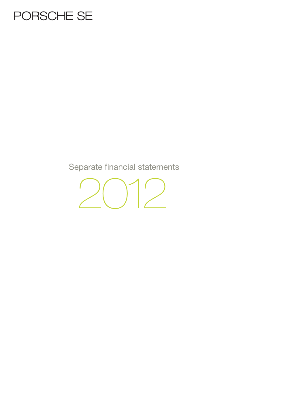 Separate Financial Statements