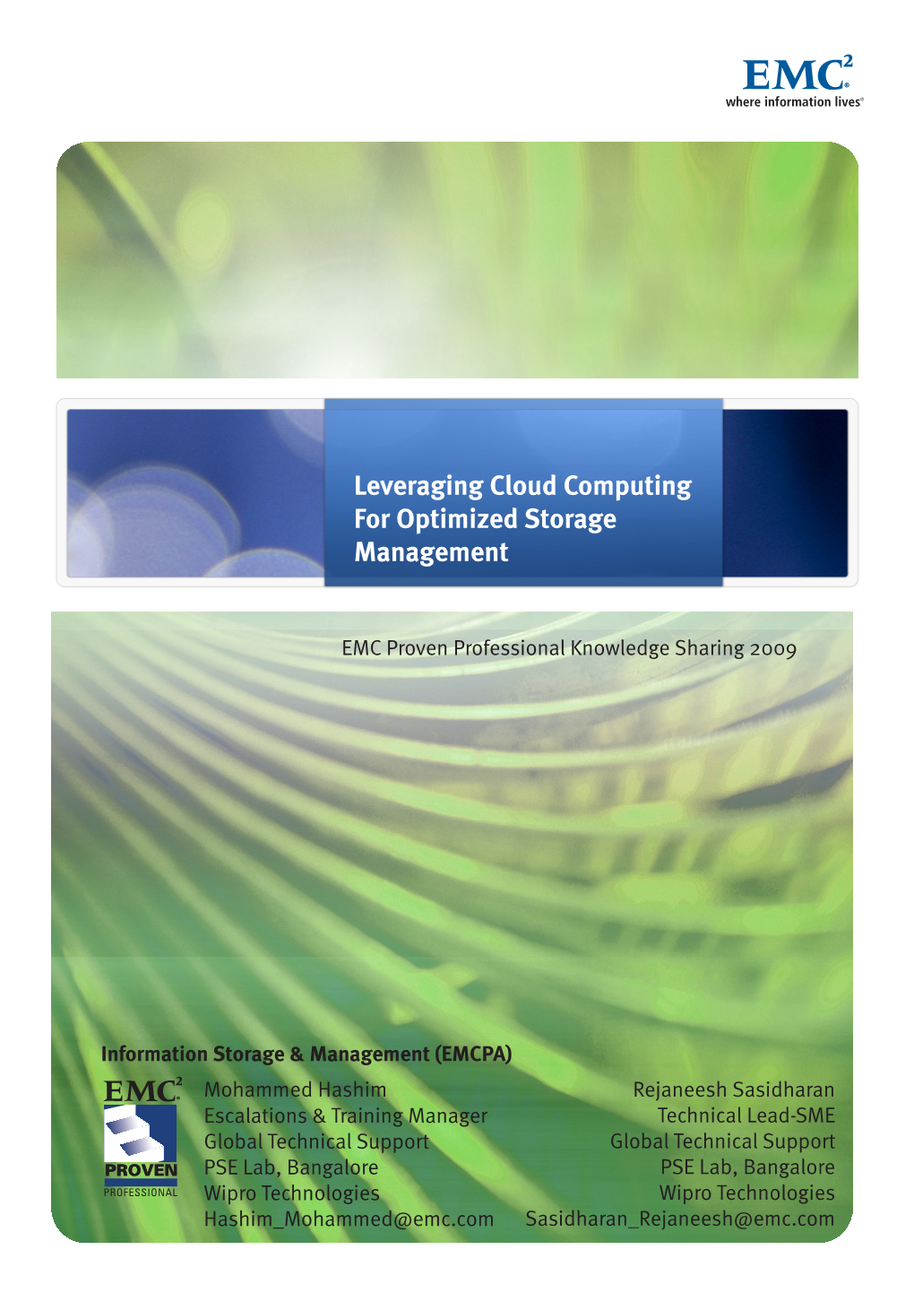 Leveraging Cloud Computing for Optimized Storage Management