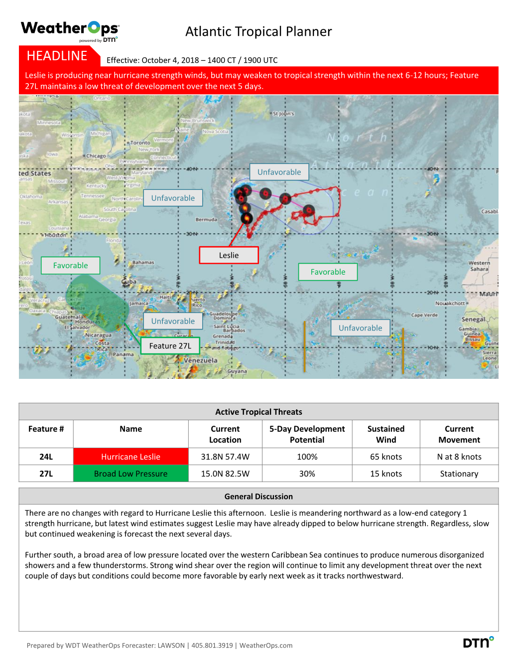 HEADLINE Atlantic Tropical Planner