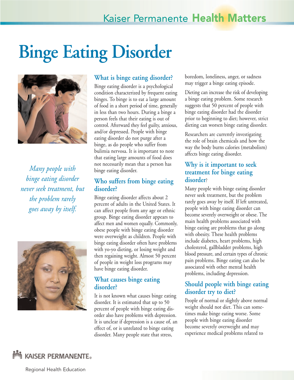 Binge Eating Disorder