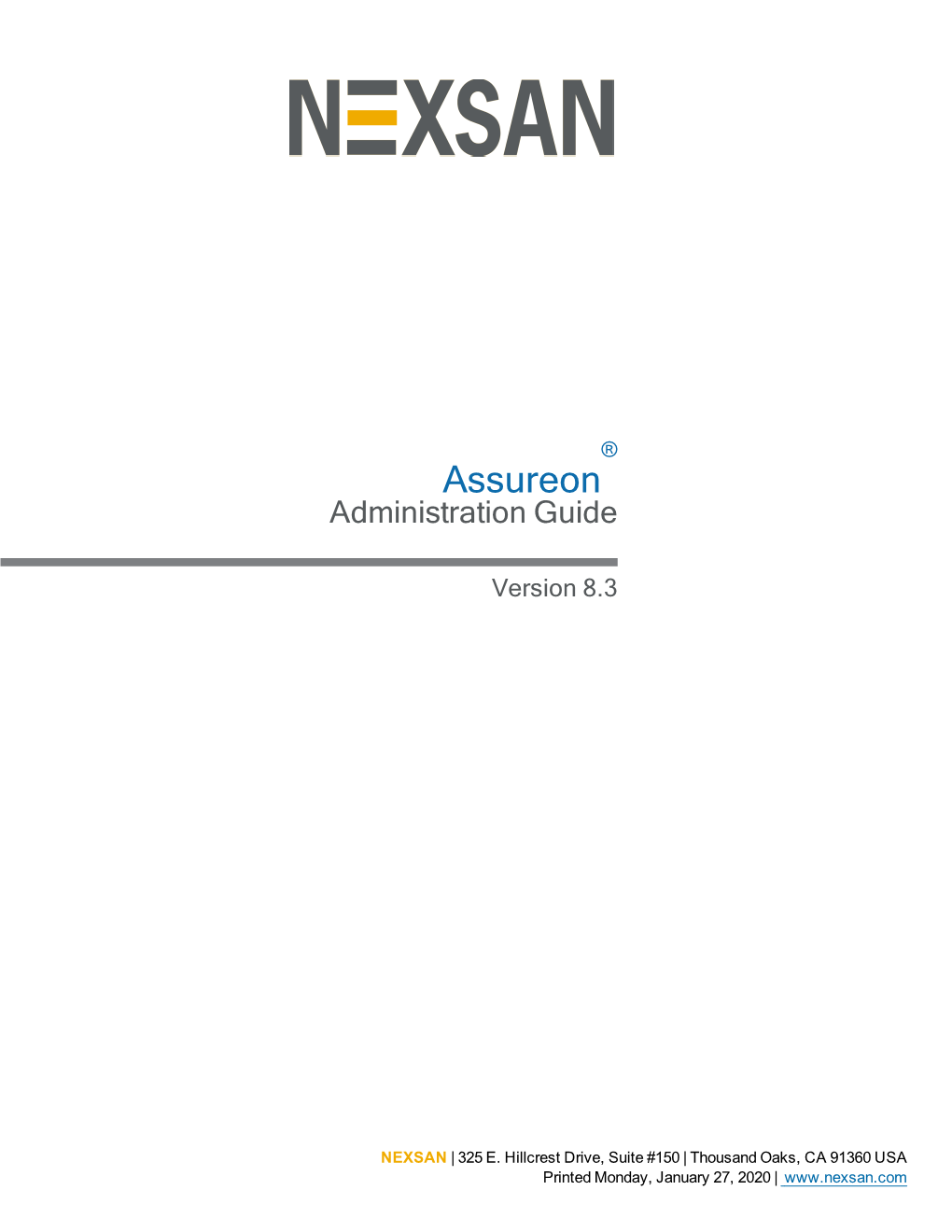 Assureon Administration Guide