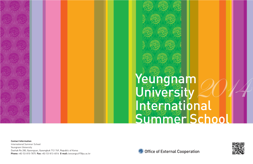 Yeungnam University International Summer School