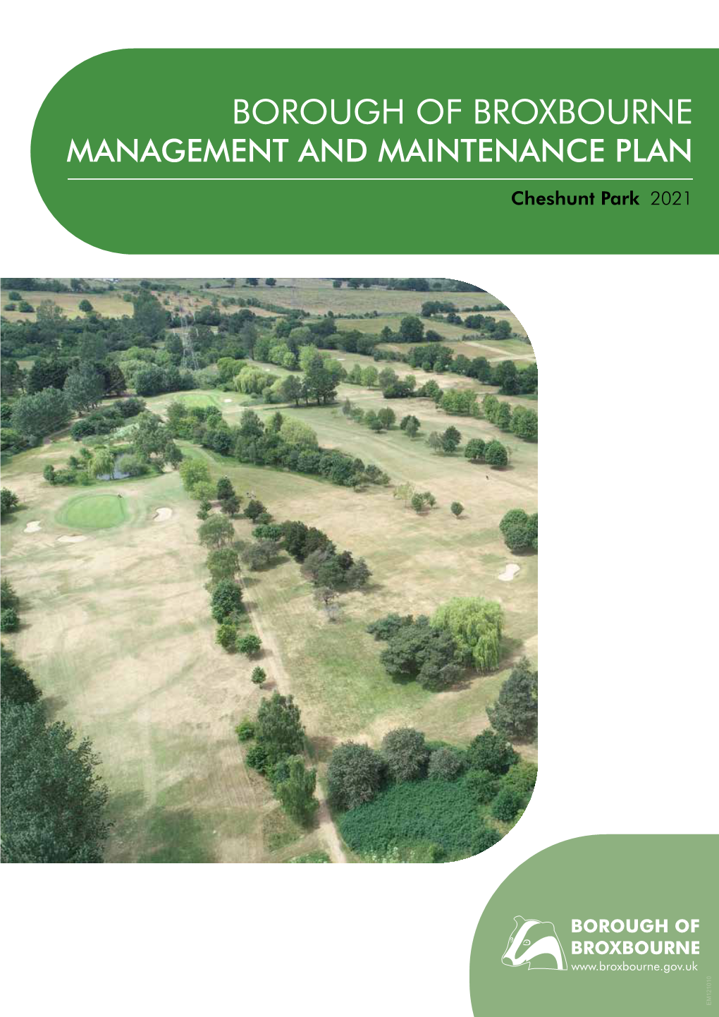 Cheshunt Park Management Plan 2021