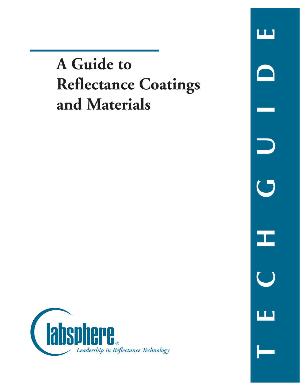 Guide to Reflectance Coatings and Materials