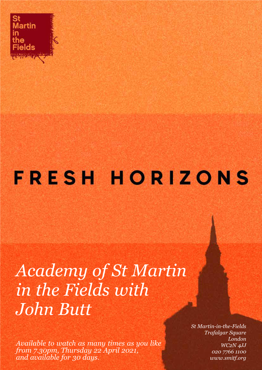 Academy of St Martin in the Fields with John Butt