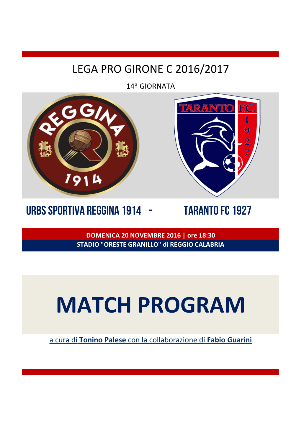 Match Program