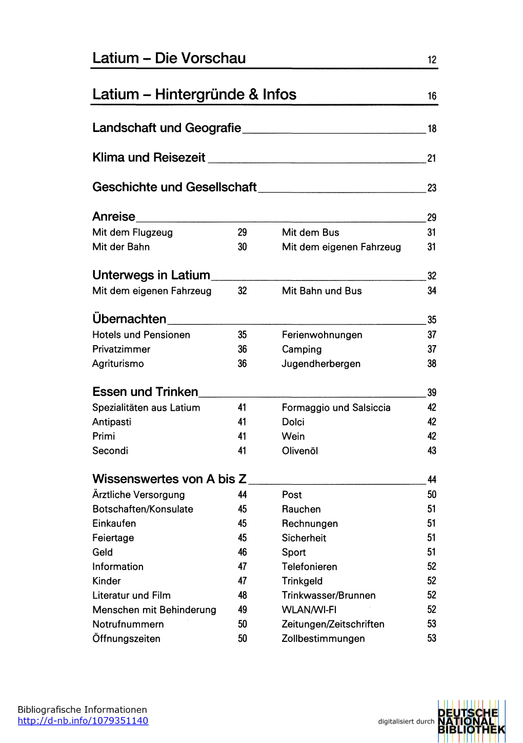 Latium - Hintergründe & Infos I6