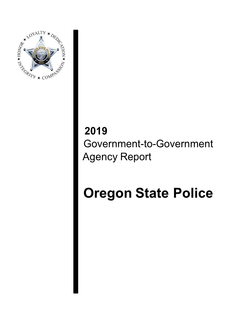 Oregon State Police Introduction