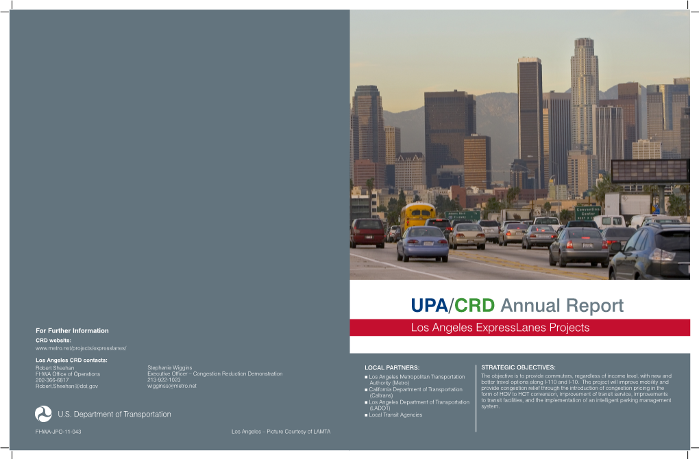 UPA/CRD Annual Report