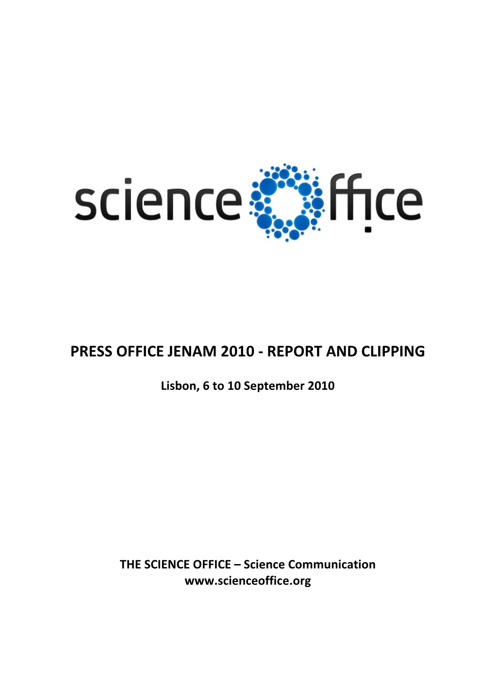 Press Office Jenam 2010 - Report and Clipping