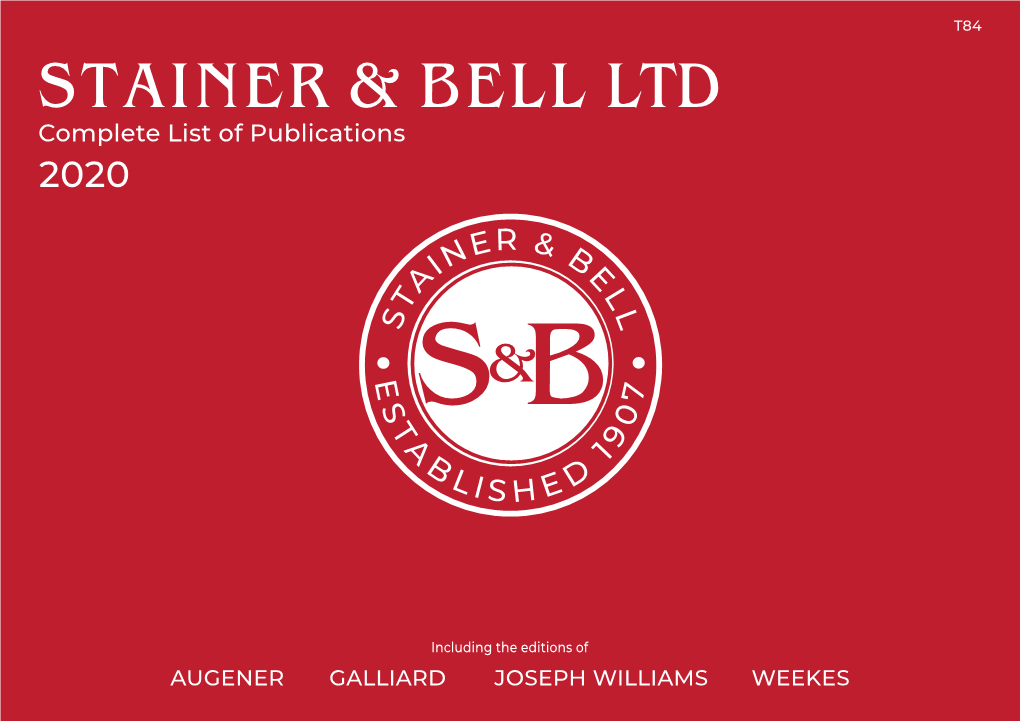 Stainer & Bell
