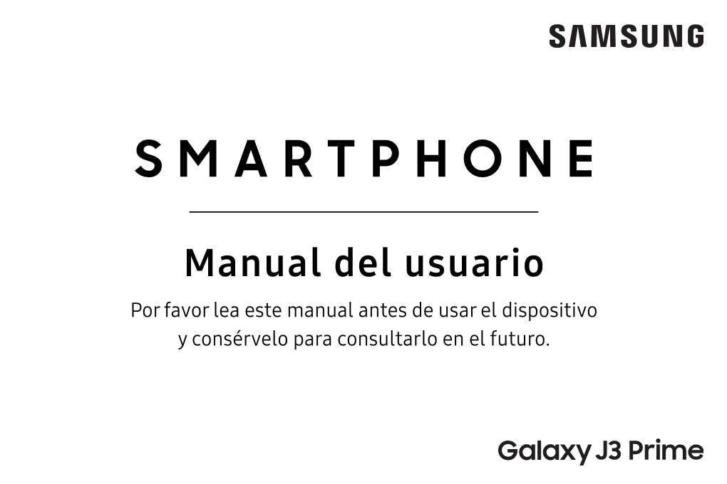 Samsung Galaxy J3 Prime J327T1 Manual Del Usuario