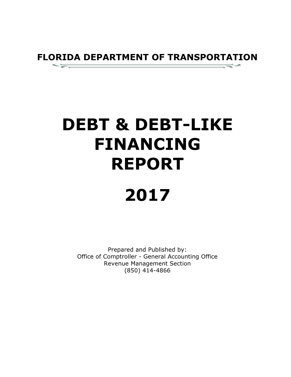 Debt & Debt-Like Financing Report 2017