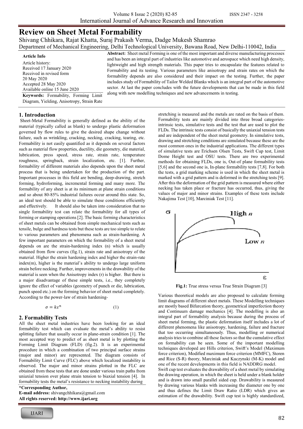 Review on Sheet Metal Formability