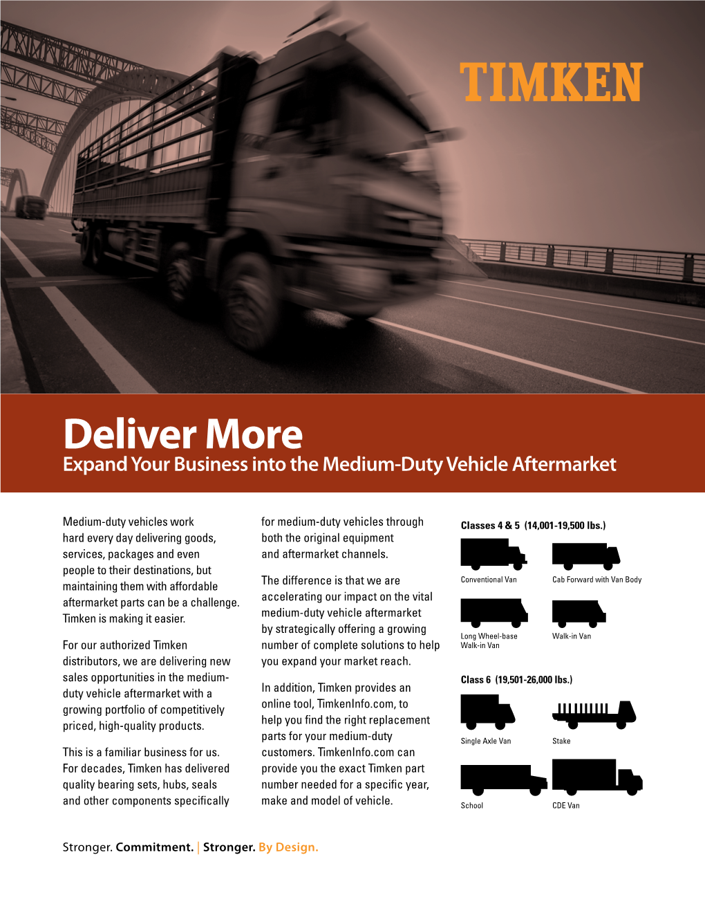 Deliver More Expand Your Business Into the Medium-Duty Vehicle Aftermarket