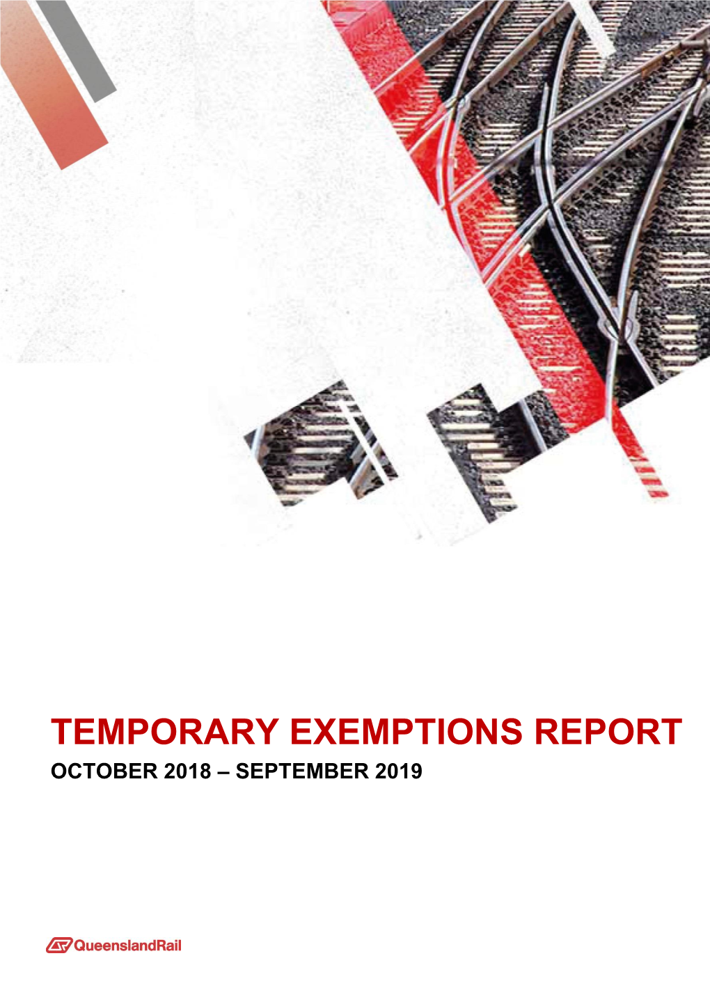 Temporary Exemptions Report October 2018 – September 2019
