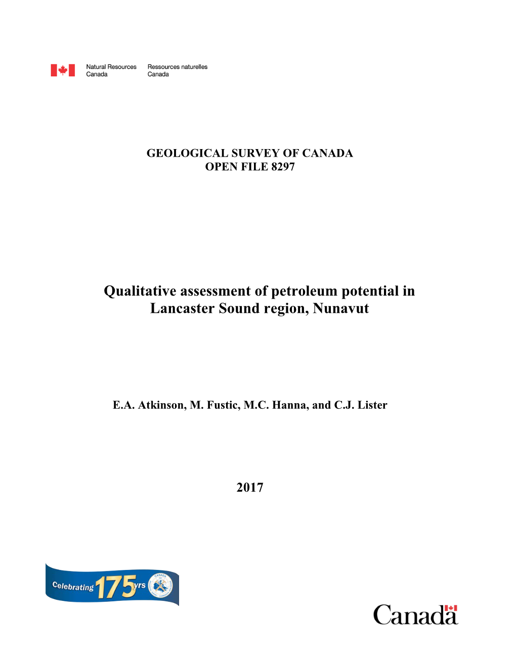 Open File 8297: Qualitative Assessment of Petroleum Potential