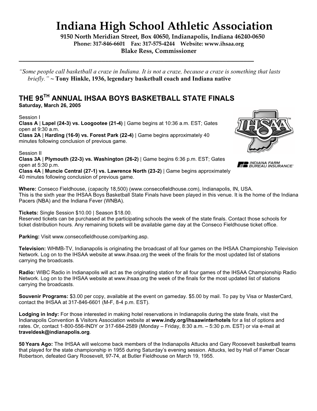 Indiana High School Athletic Association