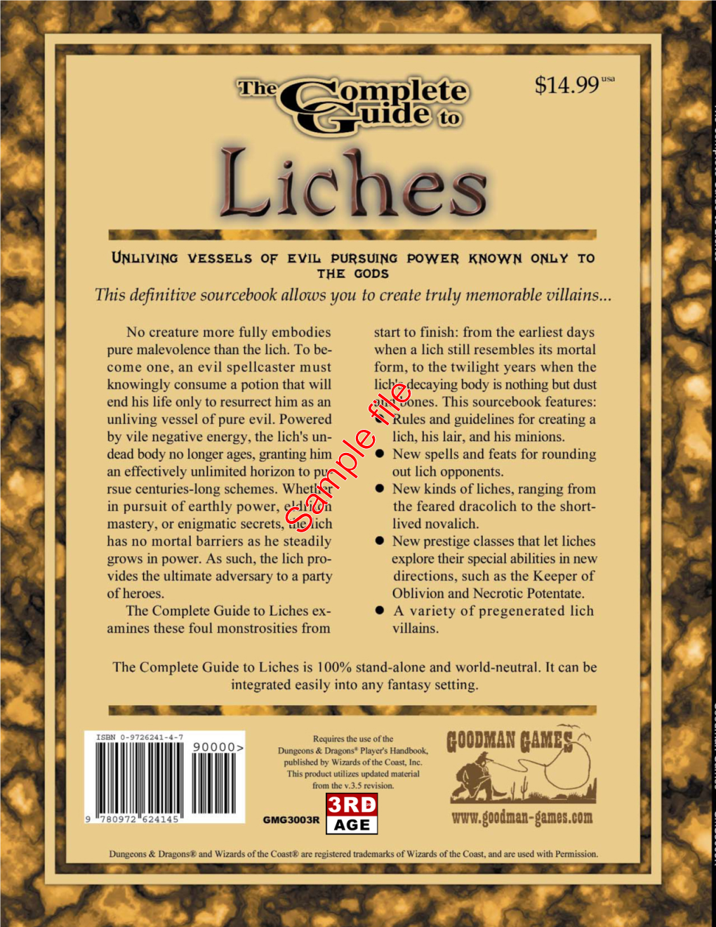 Complete Guide to Liches