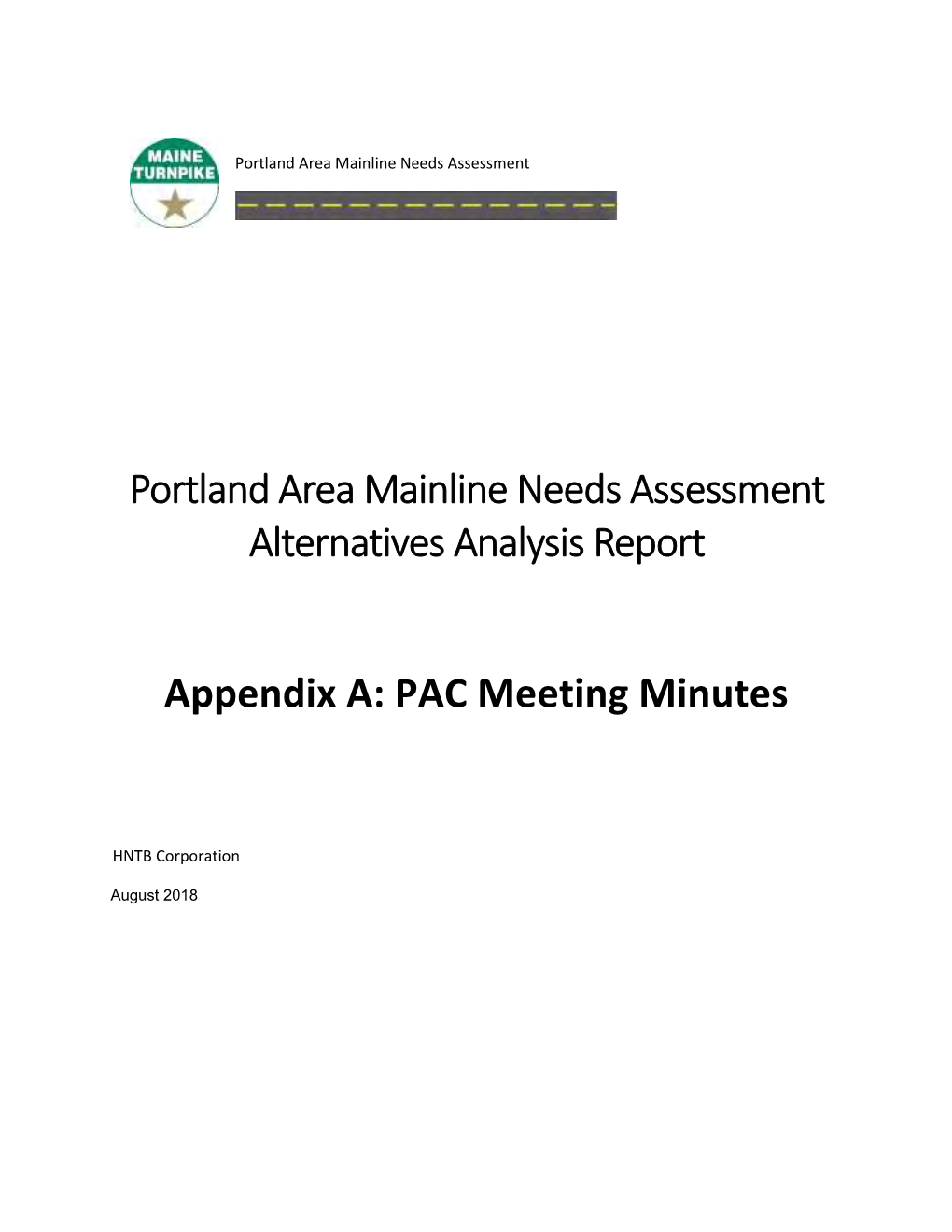 Portland Area Mainline Needs Assessment Alternatives Analysis Report