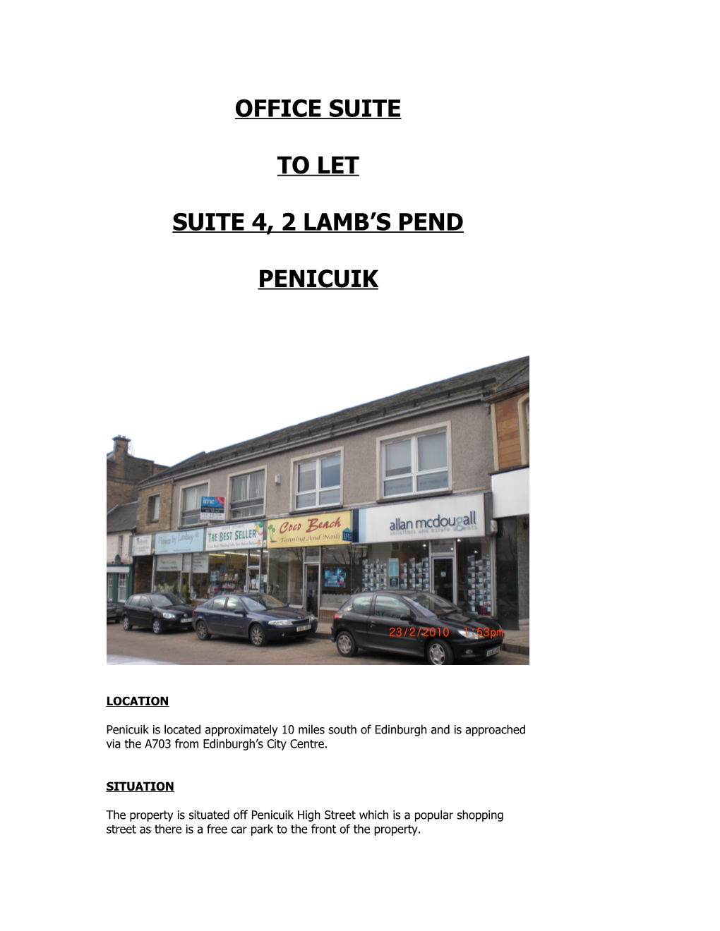 Suite 4, 2 Lamb S Pend