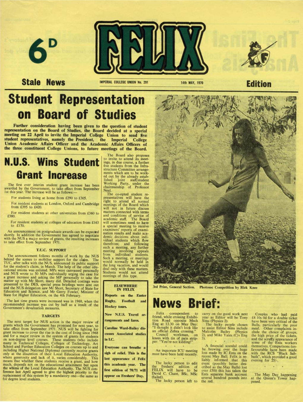 Felix Issue 0286, 1970