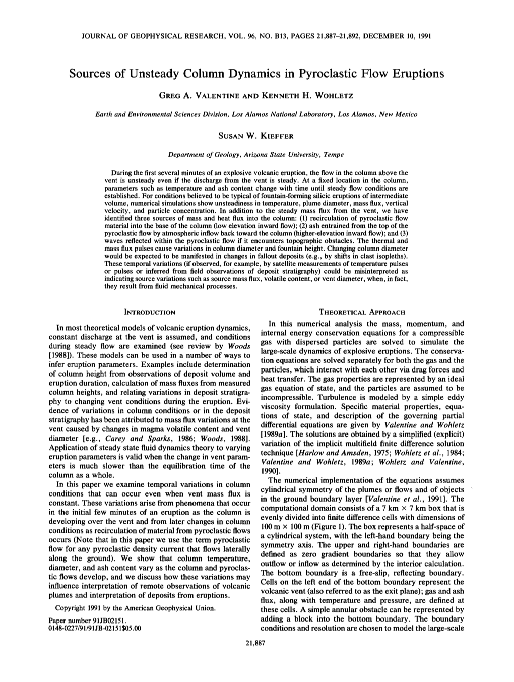 Sources of Unsteady Column Dynamics in Pyroclastic Flow Eruptions