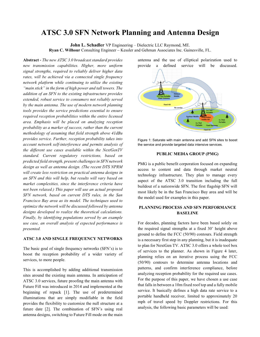 ATSC 3.0 SFN Network Planning and Antenna Design