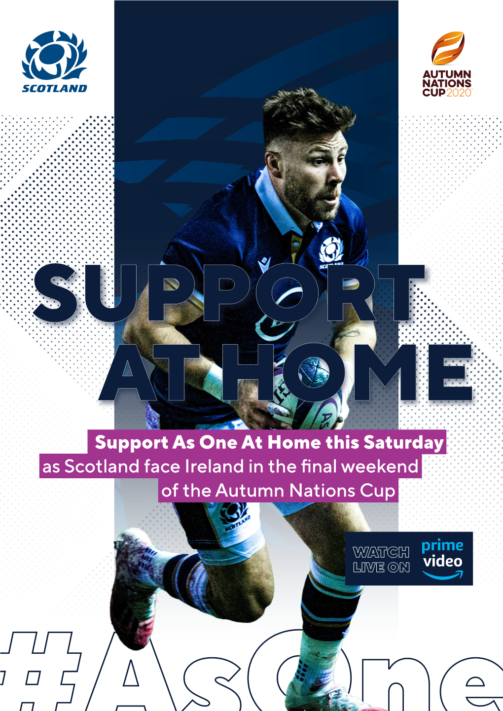 Support As One at Home This Saturday As Scotland Face Ireland in the Final Weekend of the Autumn Nations Cup