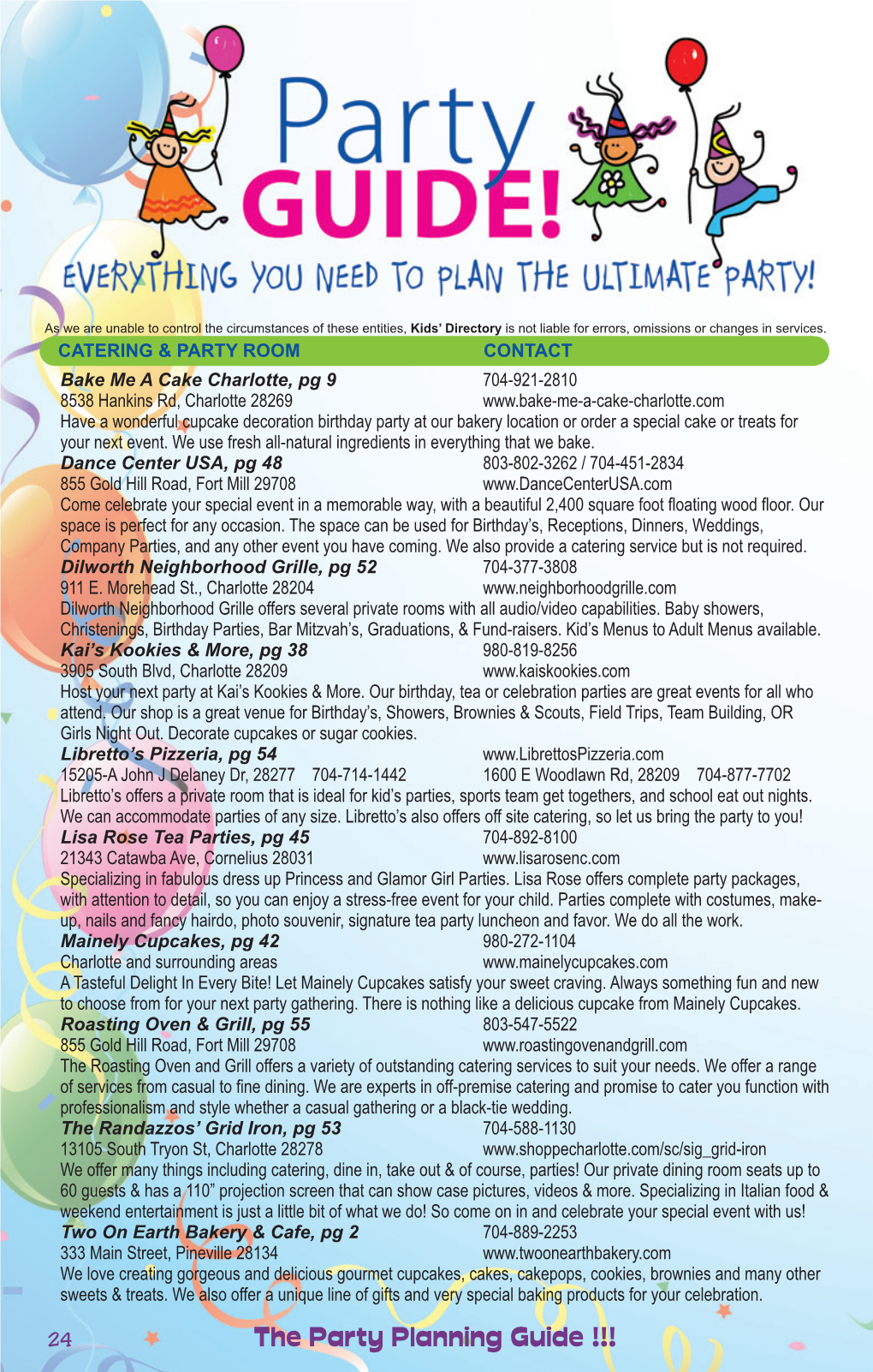The Party Planning Guide