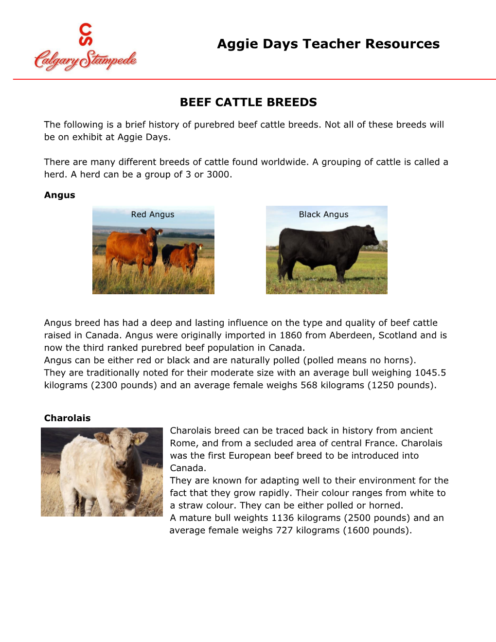 Beef Breeds Council