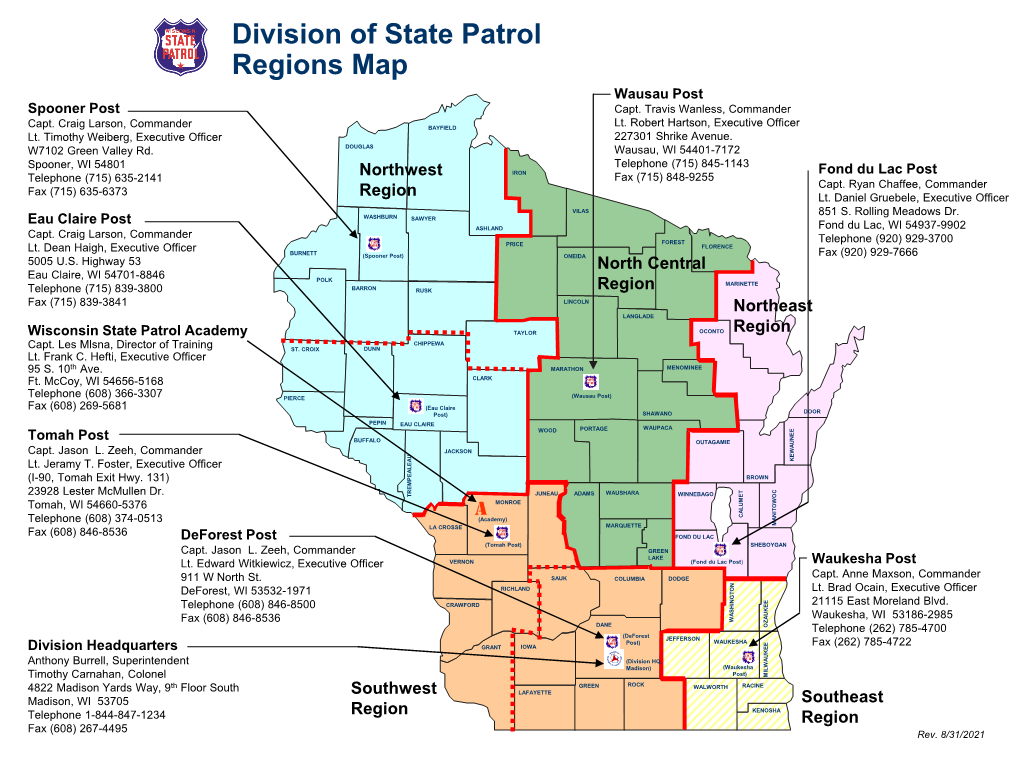 Wisconsin State Patrol Regional