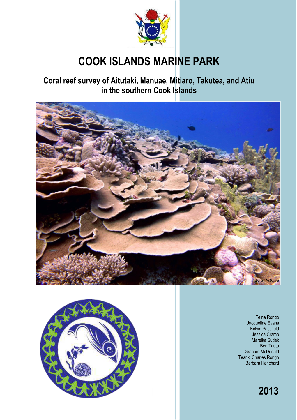 Coral Reef Survey of Aitutaki, Manuae, Mitiaro, Takutea, and Atiu in the Southern Cook Islands