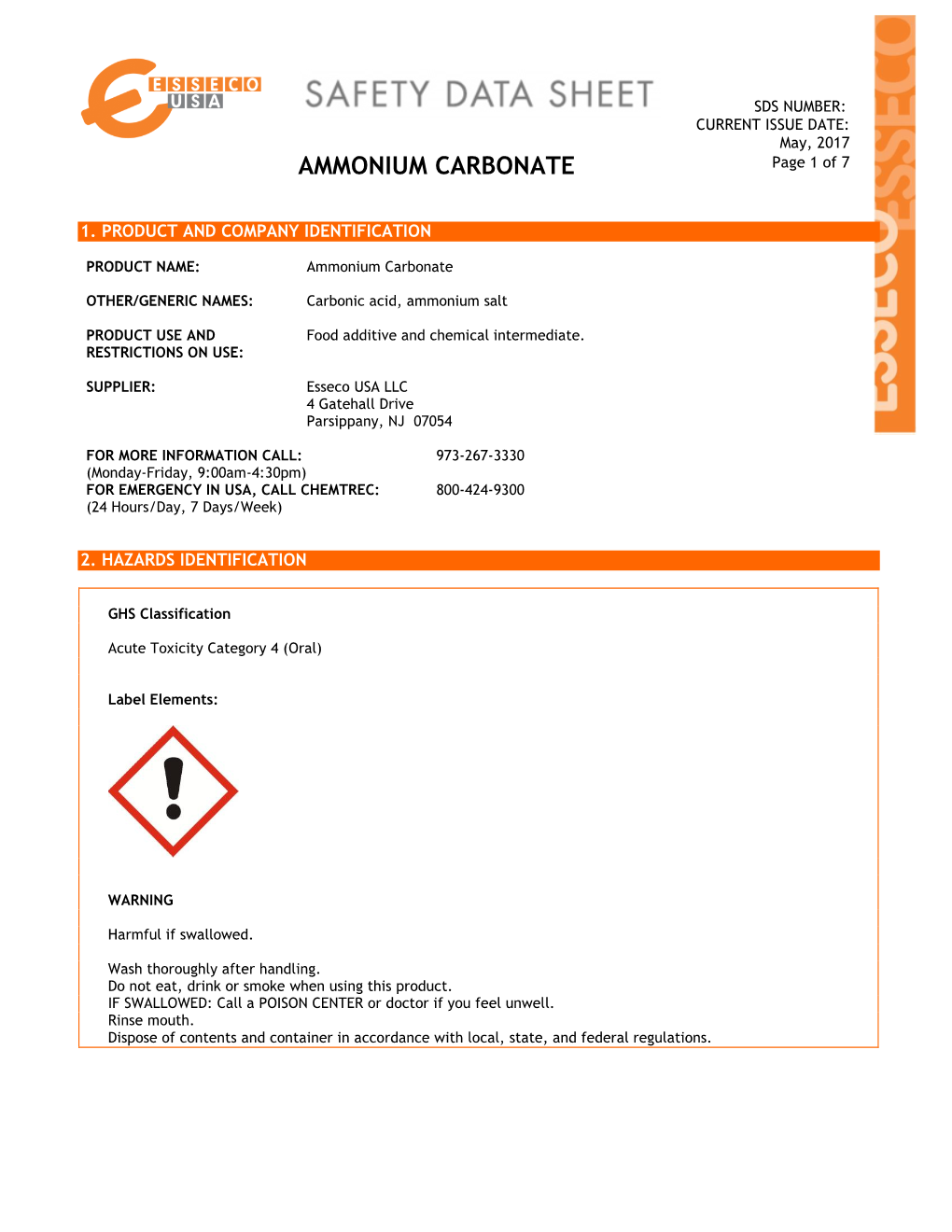 Ammonium Carbonate