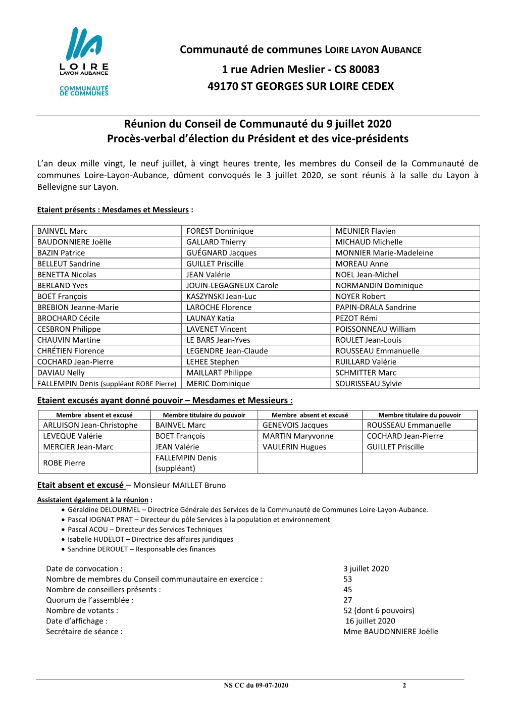 Communauté De Communes Du Secteur Des Ponts De Cé