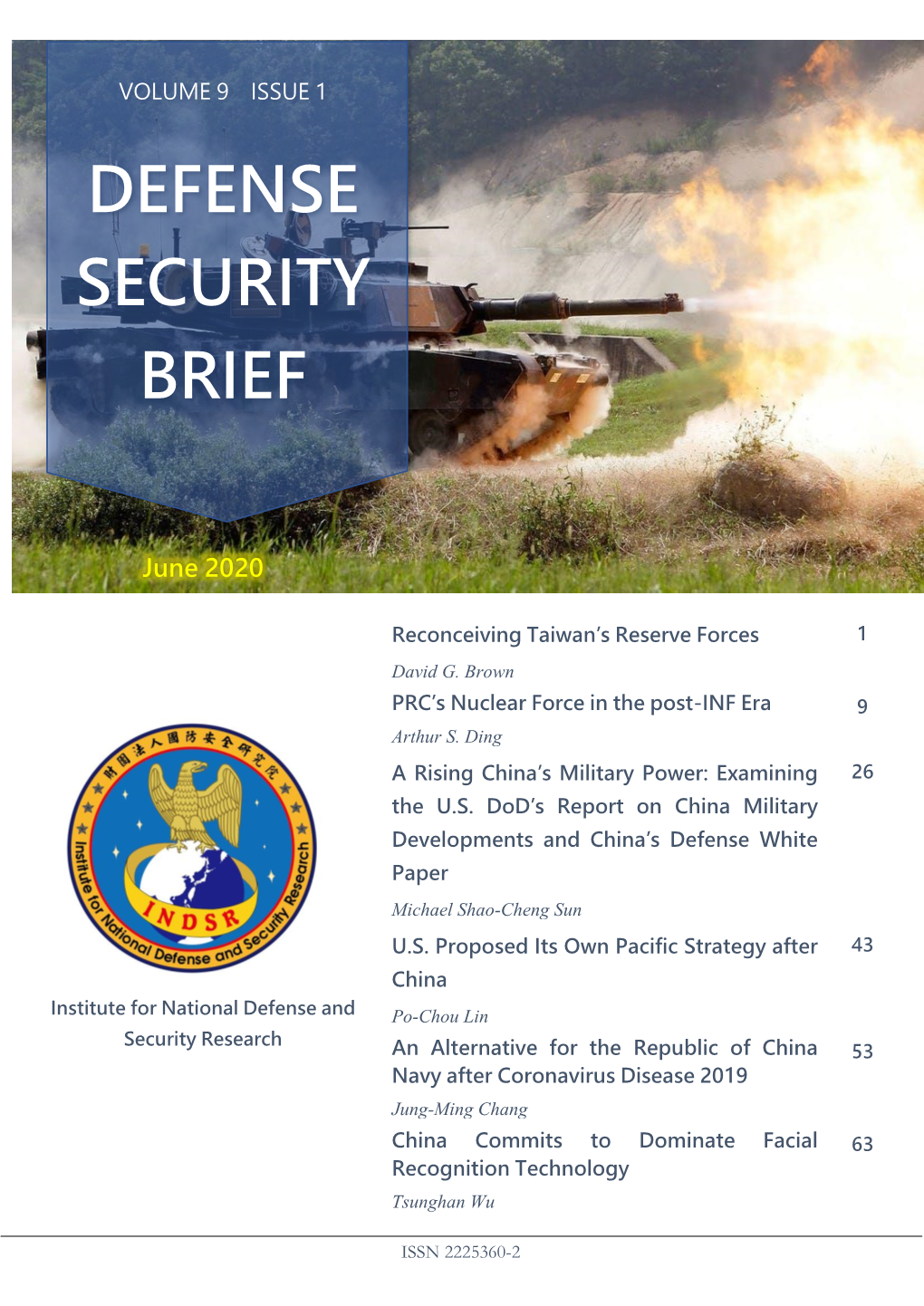 Defense Security Brief