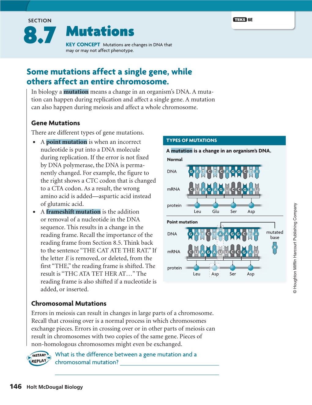 Mutations Some Se Non-Homologous Chromosomes Even Exchanged