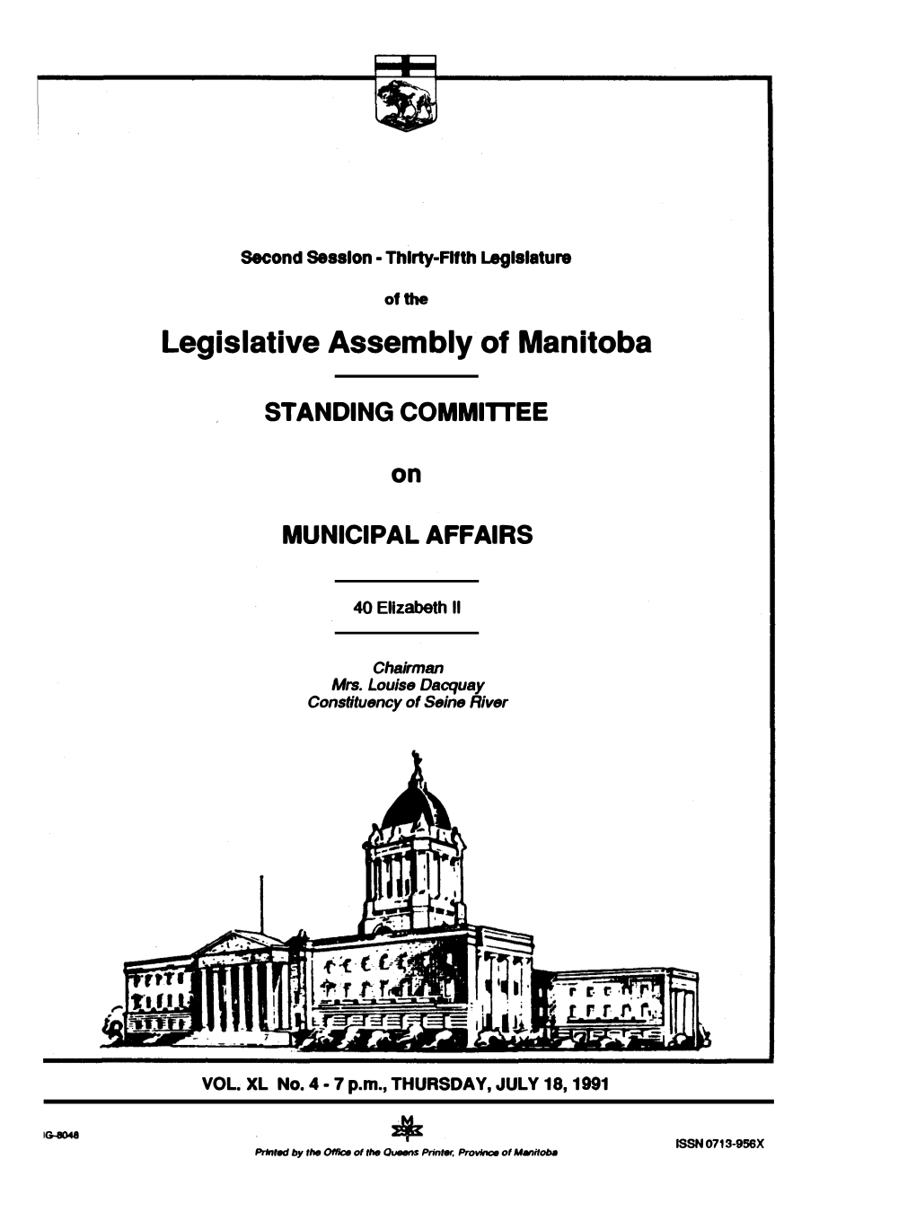 Legislative Assembly of Manitoba